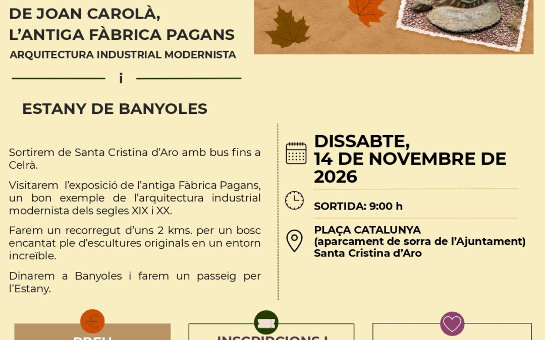 SORTIDA A CELRÀ I PASSEIG PER L’ESTANY DE BANYOLES