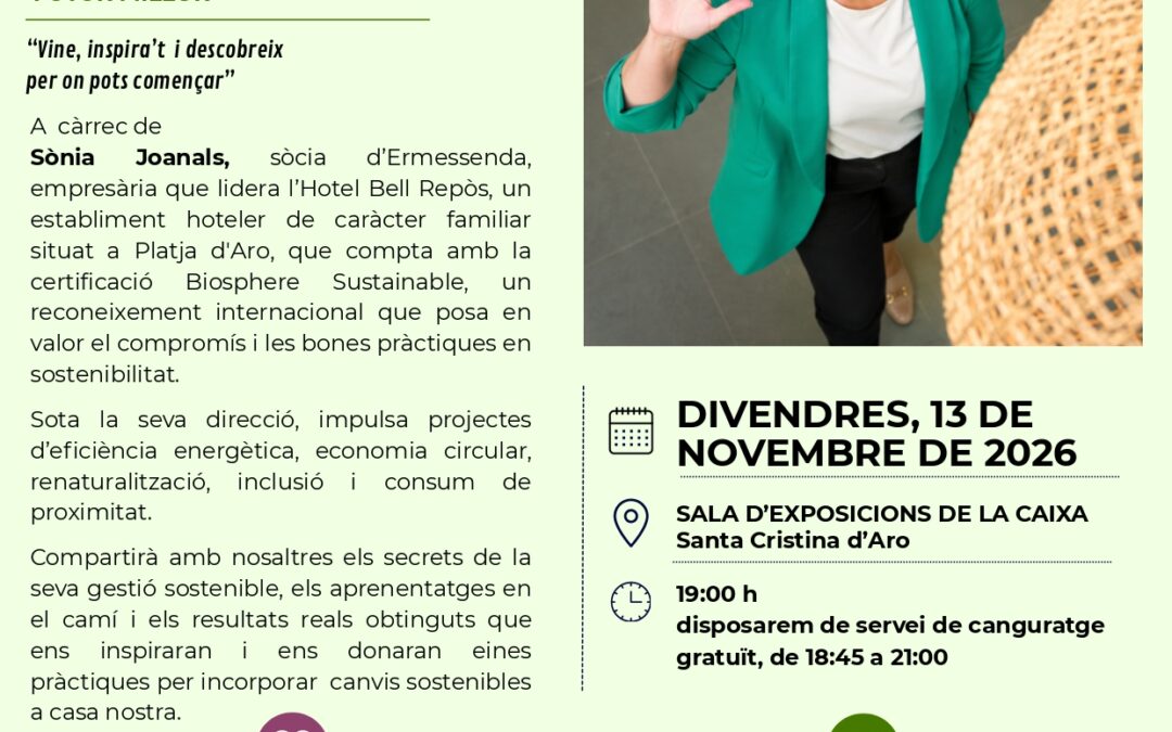XERRADA «PETITS GESTOS, GRANS CANVIS»